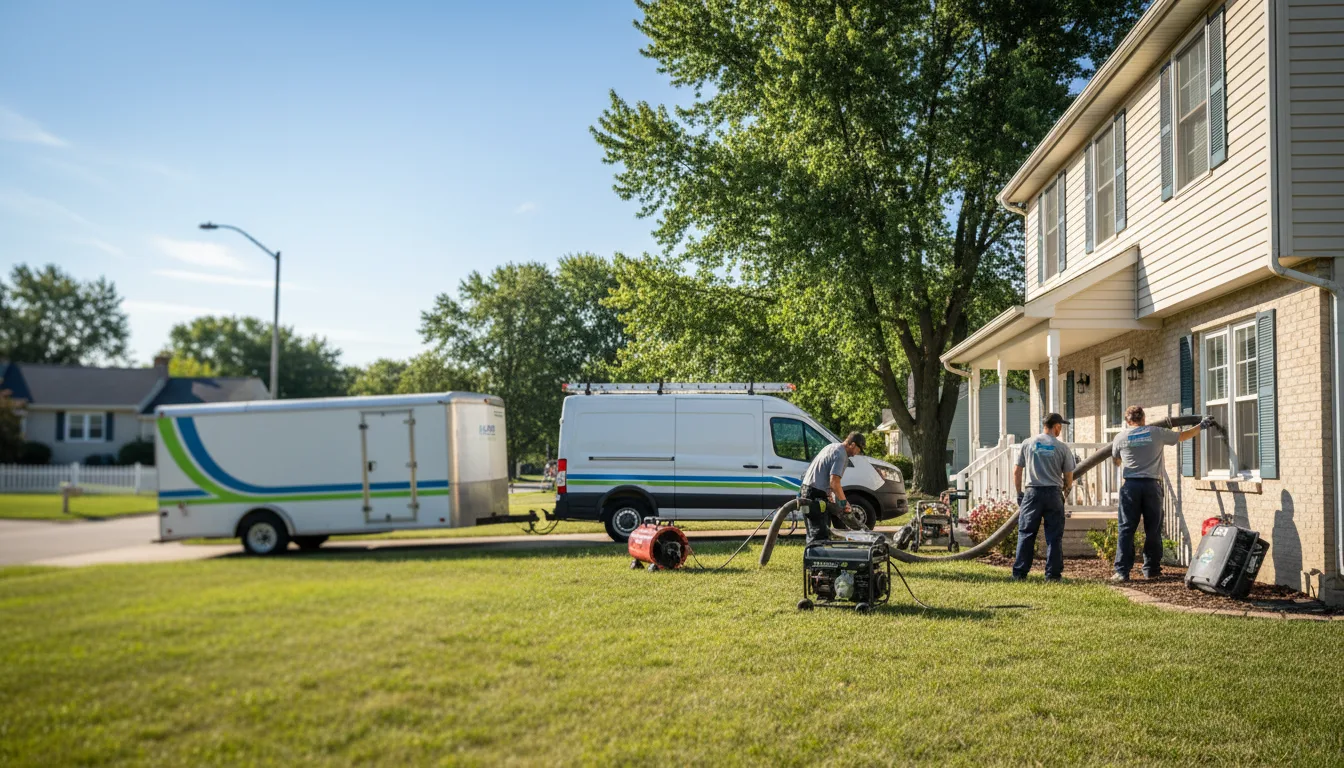 Flooded Basement Restoration And Cleanup With Repair in Gregory, MI near me
